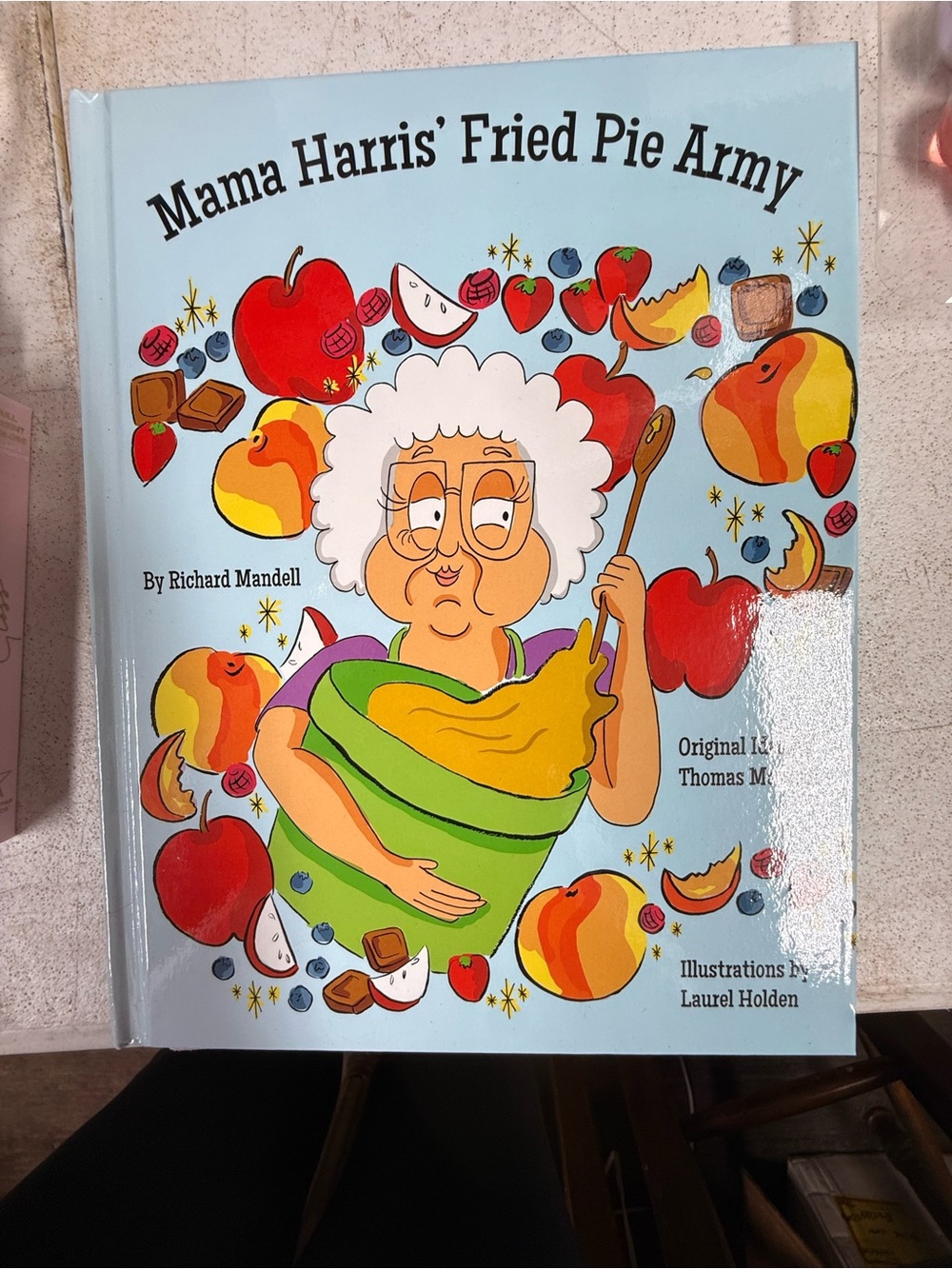 Mama Harris' Fried Pie Army Children's Book - Light Blue Cover